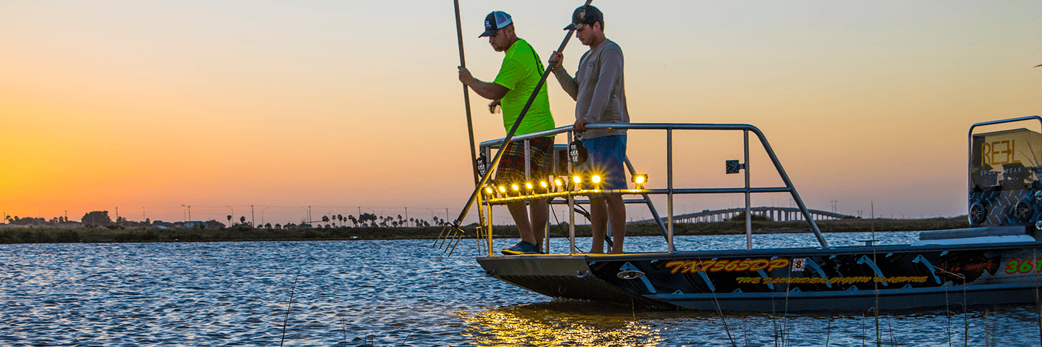 Flounder giggin' with Capt. Stephen Mauch